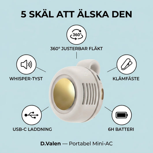 Portabel Mini-AC - Inför sommarens värmebölja